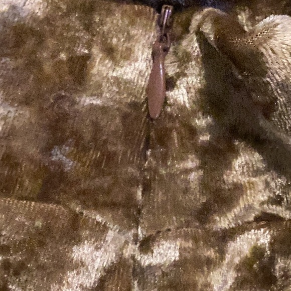 Elements Exclusively by Spiegel Crushed Velvet Bodysuit Large L - Picture 9 of 11